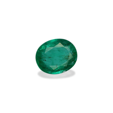 OVAL-cut Zambian Emerald Green 2.01 carats