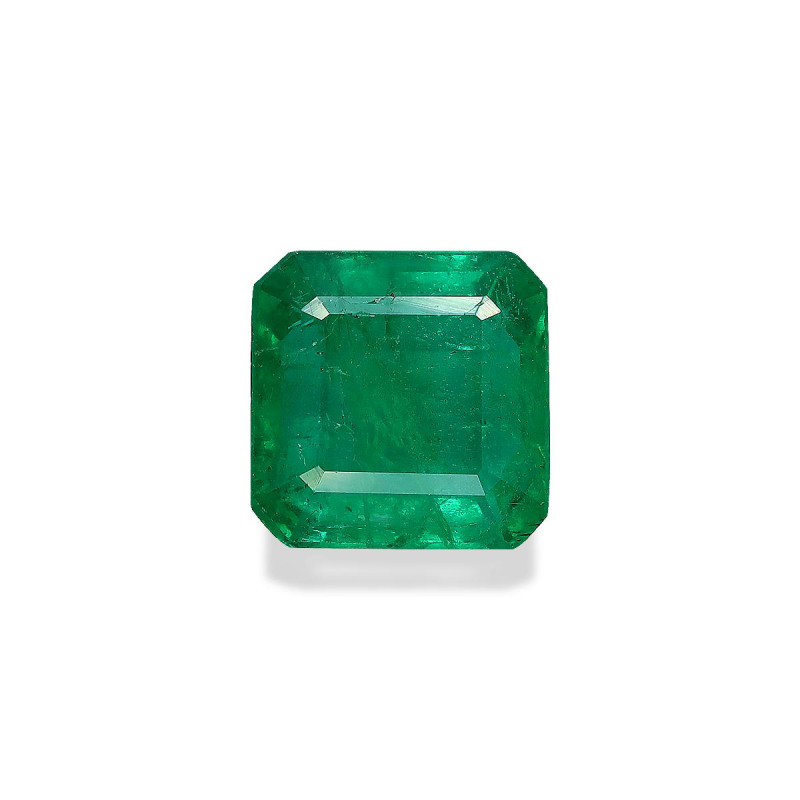 SQUARE-cut Zambian Emerald Green 3.13 carats