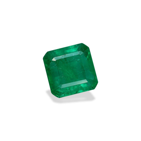 SQUARE-cut Zambian Emerald Green 3.13 carats