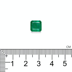 Kolumbianischer Smaragd lengte QUADRAT Gr&uuml;n 3.13 karaten
