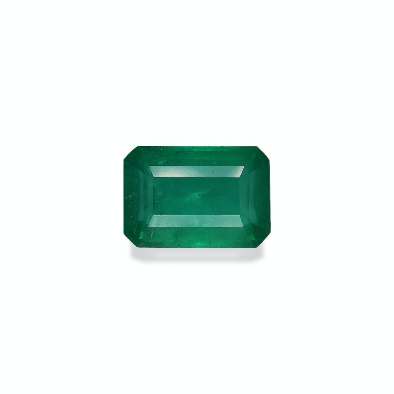 RECTANGULAR-cut Zambian Emerald Green 5.11 carats