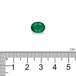 Kolumbianischer Smaragd lengte OVAL Gr&uuml;n 2.35 karaten