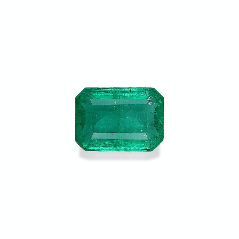 Emeraude de Zambie taille RECTANGULARE Vert 3.35 carats