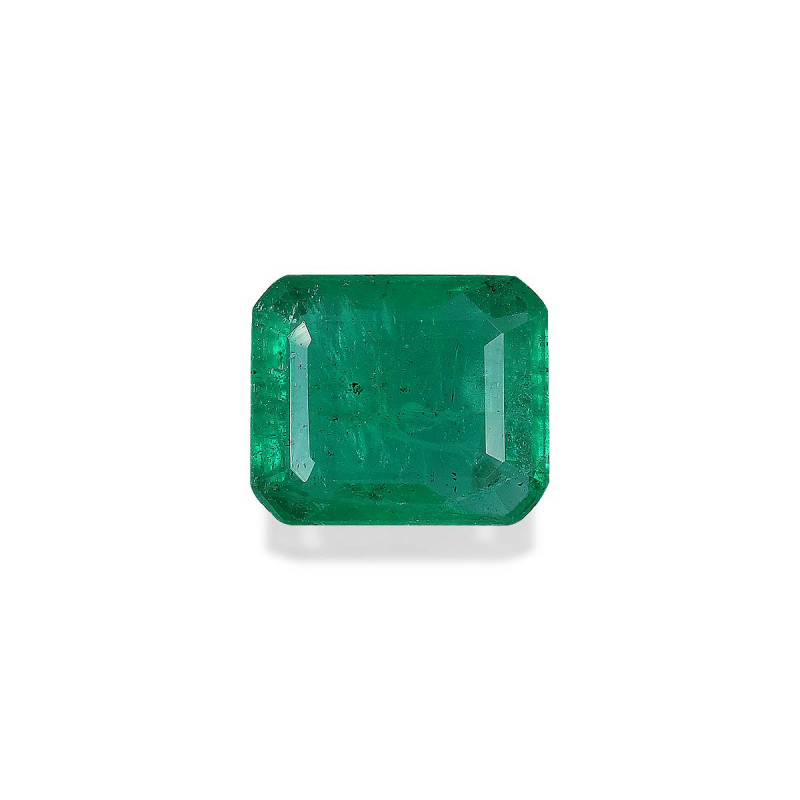赞比亚祖母绿 taille 矩形的 绿色 2.70 carats