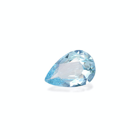 Aguamarina taille Poire Bleu Ciel 2.75 carats
