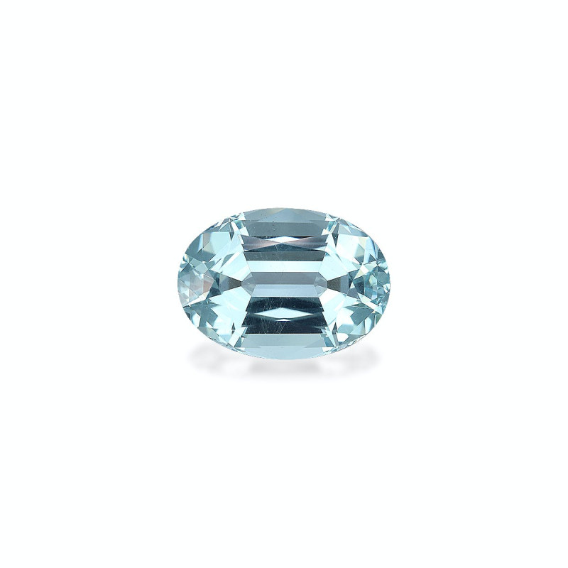 Aquamarin lengte OVAL Himmelblau 18.23 karaten