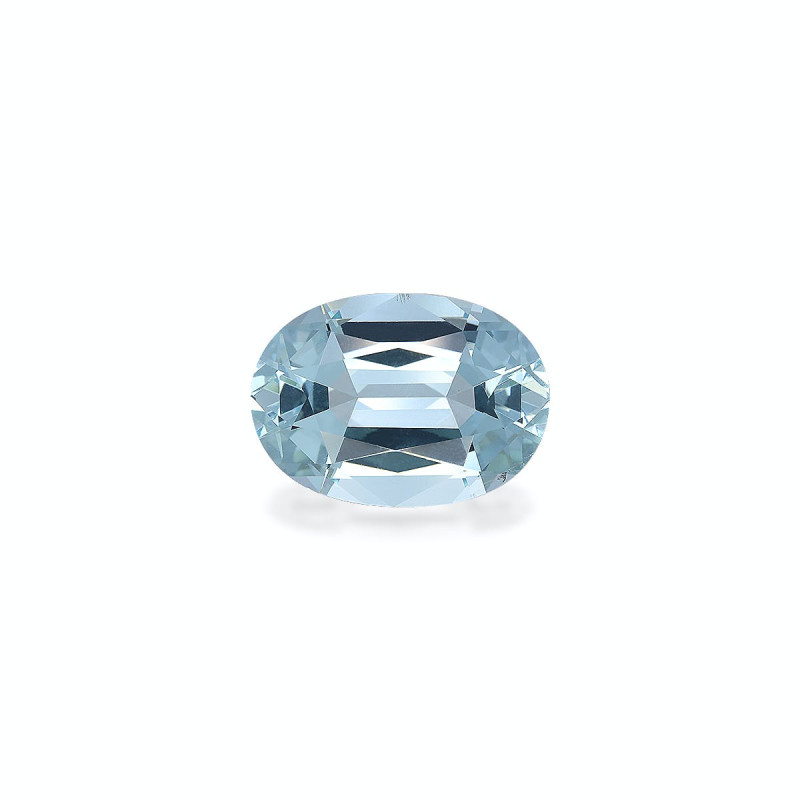 Aguamarina taille OVALE Bleu Ciel 5.53 carats