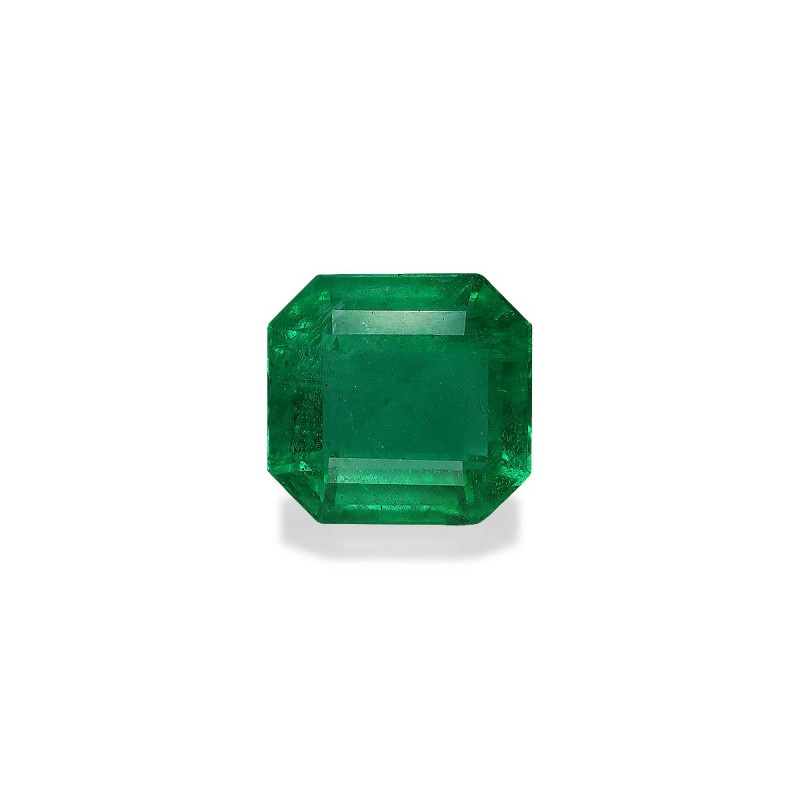 RECTANGULAR-cut Zambian Emerald Green 2.86 carats