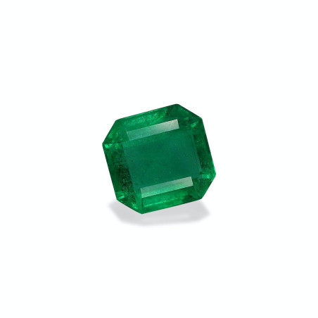 RECTANGULAR-cut Zambian Emerald Green 2.86 carats