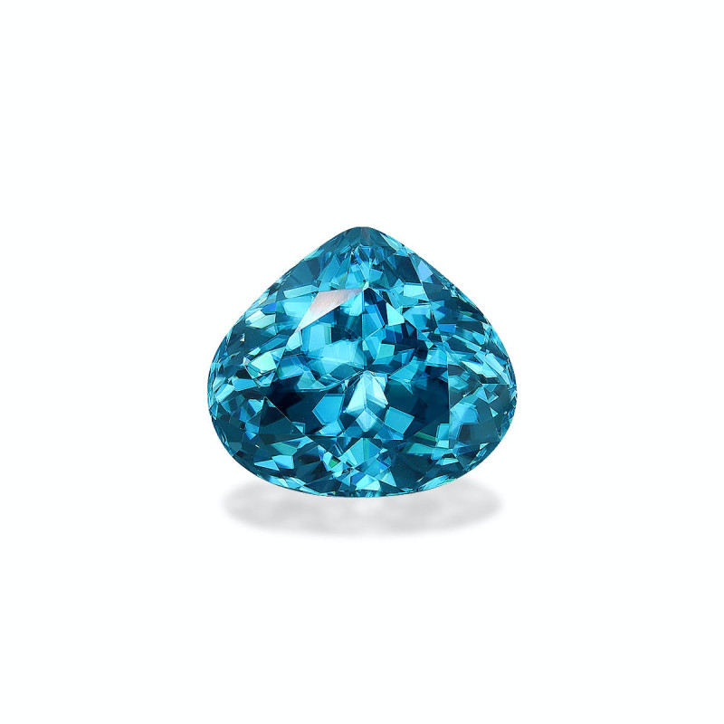 Pear-cut Blue Zircon Blue 20.87 carats