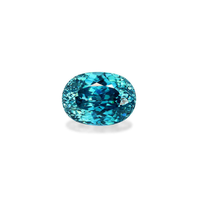 OVAL-cut Blue Zircon Blue 11.92 carats