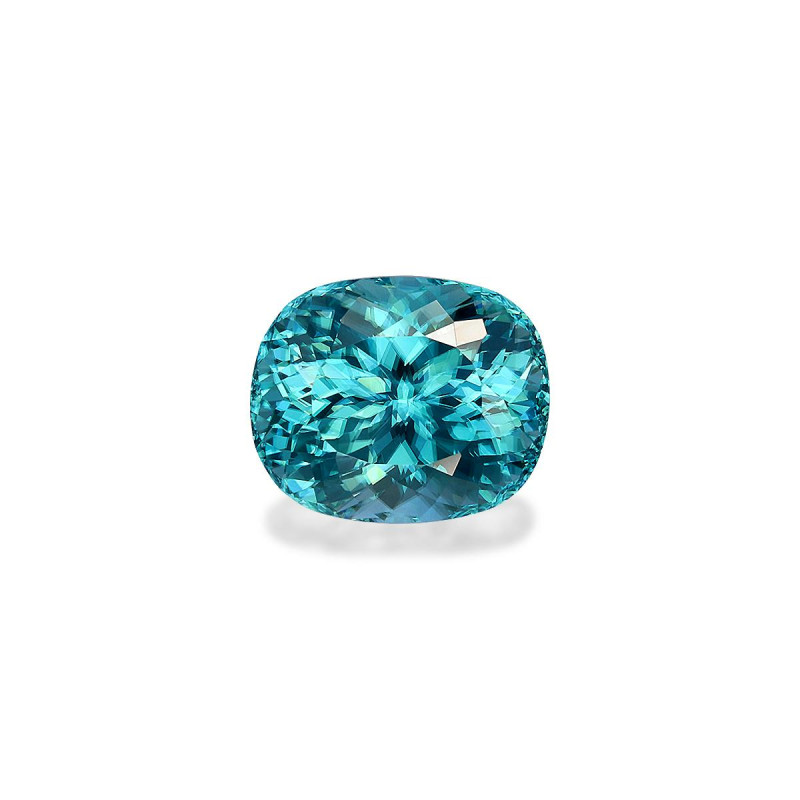 CUSHION-cut Blue Zircon Blue 10.34 carats