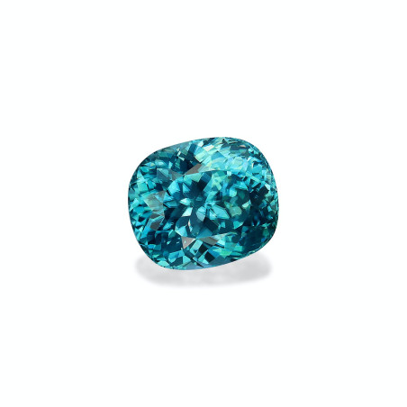 蓝锆石 taille 靠垫 蓝色 6.37 carats
