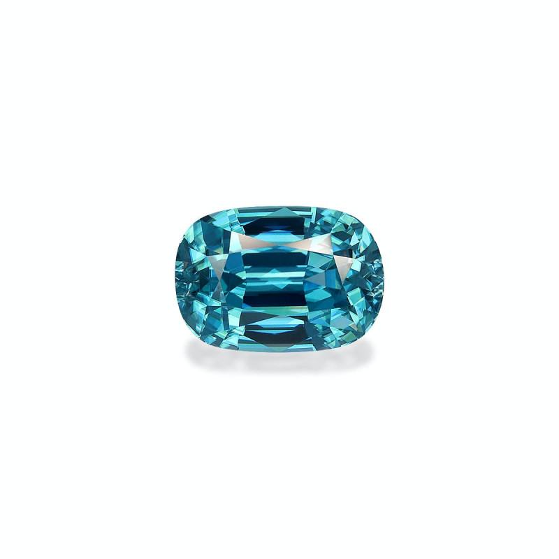 CUSHION-cut Blue Zircon Blue 7.87 carats