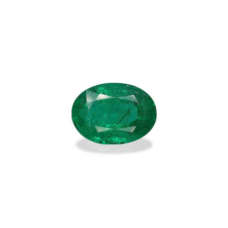 OVAL-cut Zambian Emerald Green 3.14 carats
