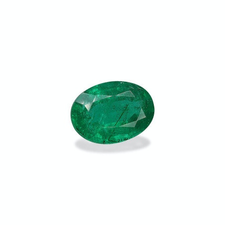 OVAL-cut Zambian Emerald Green 3.14 carats