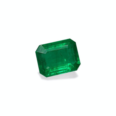 RECTANGULAR-cut Zambian Emerald Green 2.94 carats