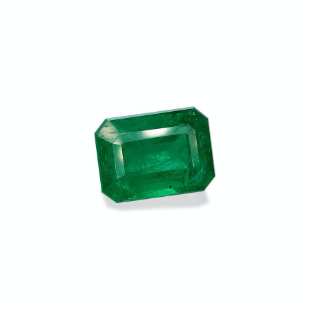 RECTANGULAR-cut Zambian Emerald Green 4.44 carats