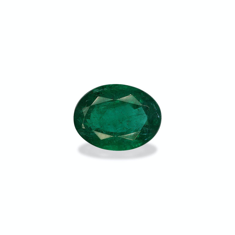 Emeraude de Zambie taille OVALE Vert 1.47 carats