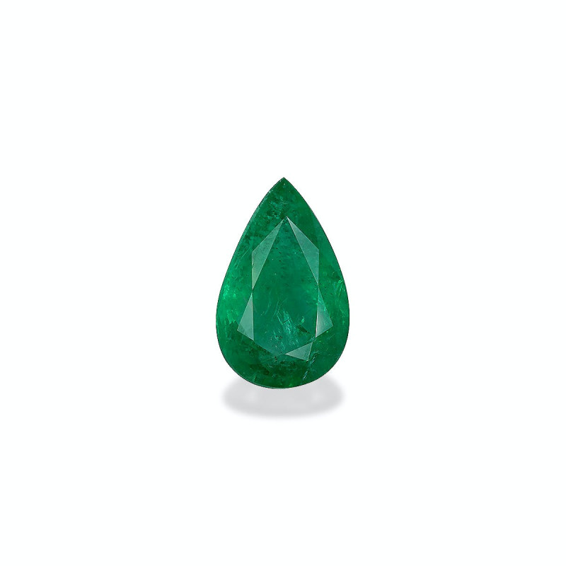 Emeraude de Zambie taille Poire 绿色 10.87 carats