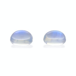 blue moonstone taille 椭圆形...