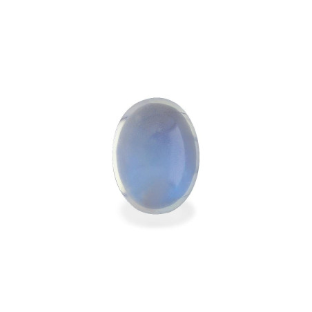 OVAL-cut blue moonstone White 2.55 carats