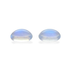 OVAL-cut blue moonstone...