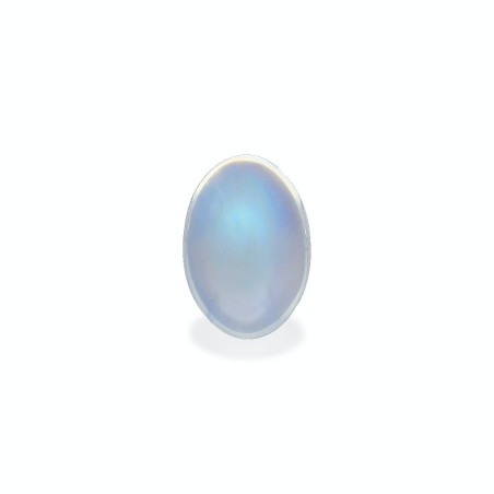 blue moonstone taille 椭圆形 白色 3.26 carats