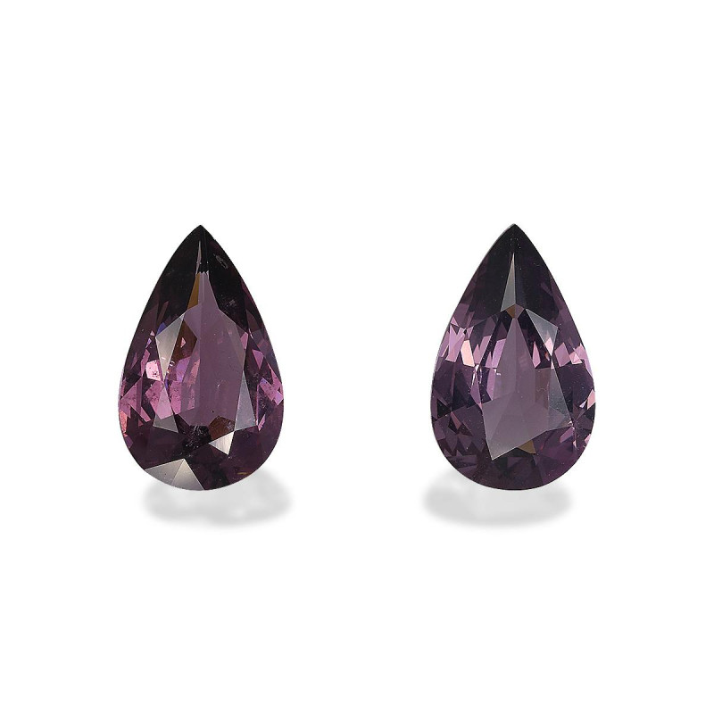 紫色尖晶石 taille 梨子 紫红色 6.04 carats