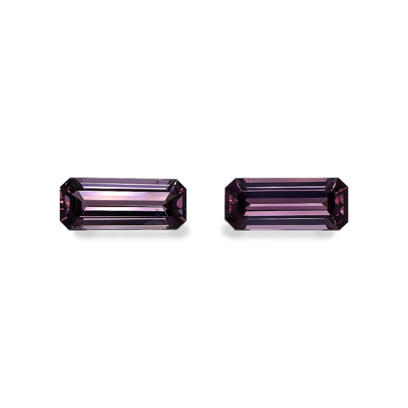 RECTANGULAR-cut Purple Spinel Mauve Purple 4.74 carats