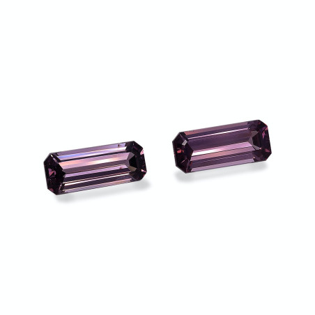 RECTANGULAR-cut Purple Spinel Mauve Purple 4.74 carats