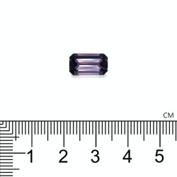 Violet spinel, rechthoekig geslepen, mauve paars, 3,70 karaat