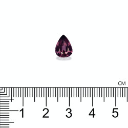 Paarse Spinel Peer geslepen Druif Paars 2.17 karaat