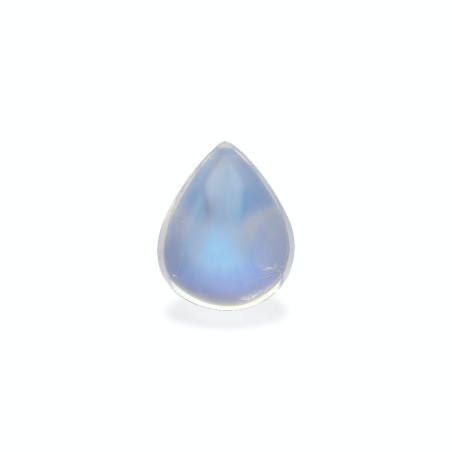 blue moonstone الحجم كُمَّثرَى أبيض 9.65 