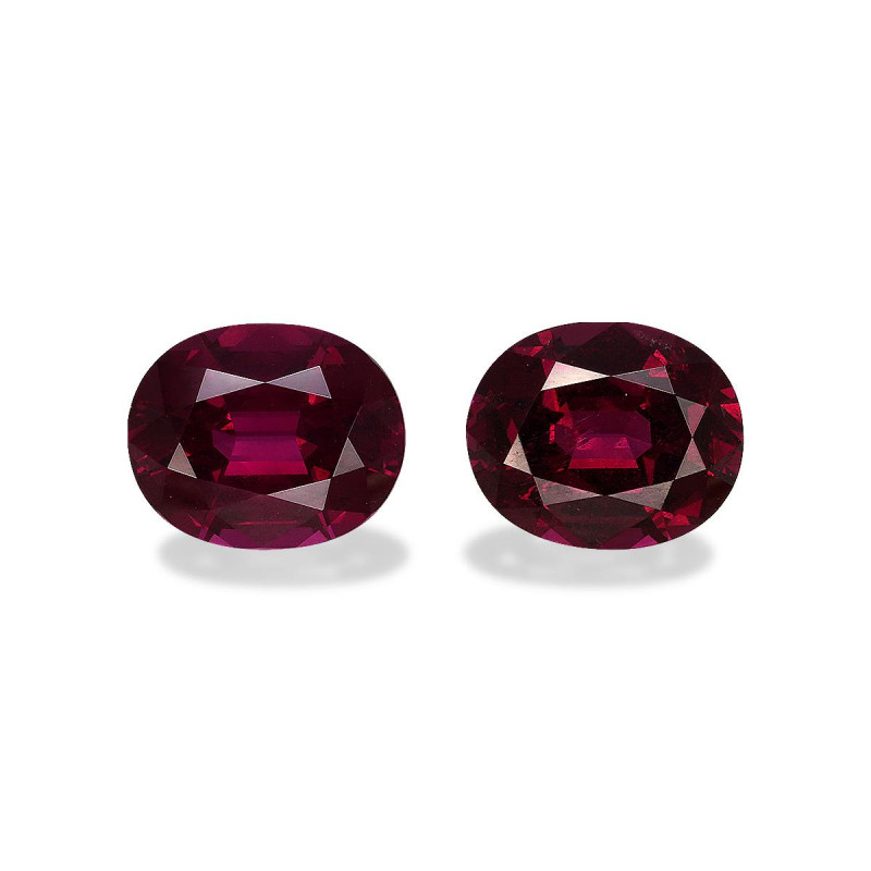 umbalite taille OVALE Magenta Purple 16.46 carats