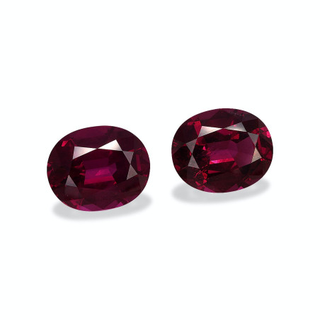umbalite taille OVALE Magenta Purple 16.46 carats