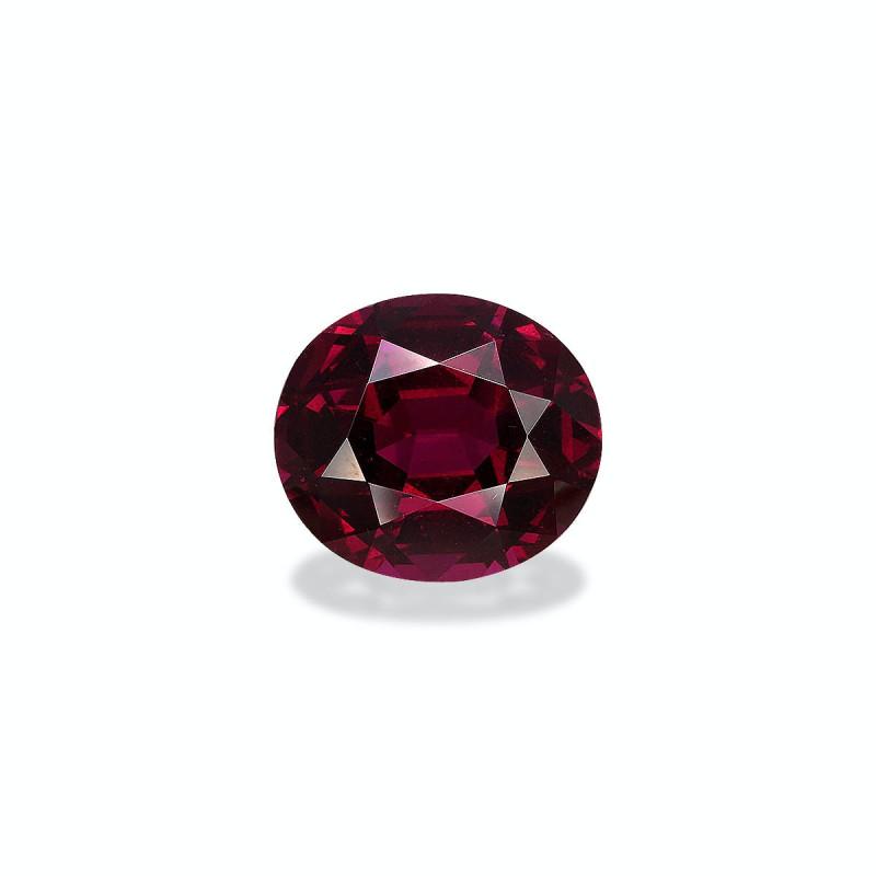 OVAL-cut umbalite Magenta Purple 9.92 carats