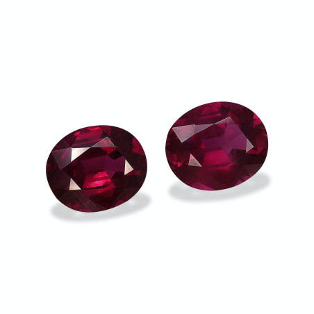 OVAL-cut umbalite Magenta Purple 10.80 carats