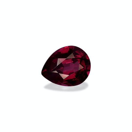Pear-cut umbalite Magenta Purple 4.55 carats