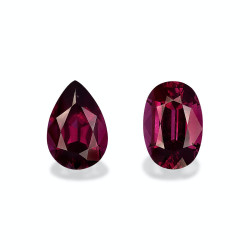 Ovale geslepen umbalite Magenta Paars 7,83 karaat