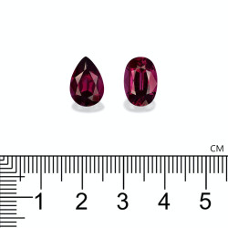 Ovale geslepen umbalite Magenta Paars 7,83 karaat