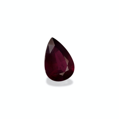 Pear-cut umbalite Magenta Purple 7.34 carats
