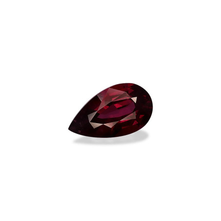 Pear-cut umbalite Magenta Purple 5.93 carats