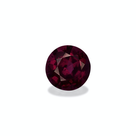 ROUND-cut umbalite Magenta Purple 3.92 carats