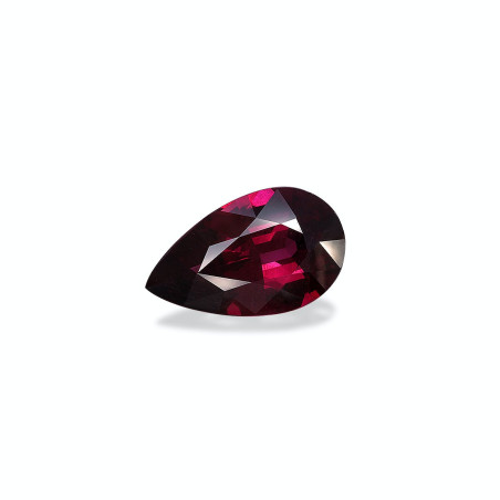 Pear-cut umbalite Magenta Purple 10.27 carats