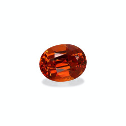 spessartite الحجم بيضاوي البرتقالي 6.08 
