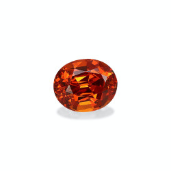 spessartite الحجم بيضاوي البرتقالي 5.91 