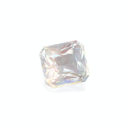 rainbow moonstone taille RECTANGULARE Blanc 11.83 carats