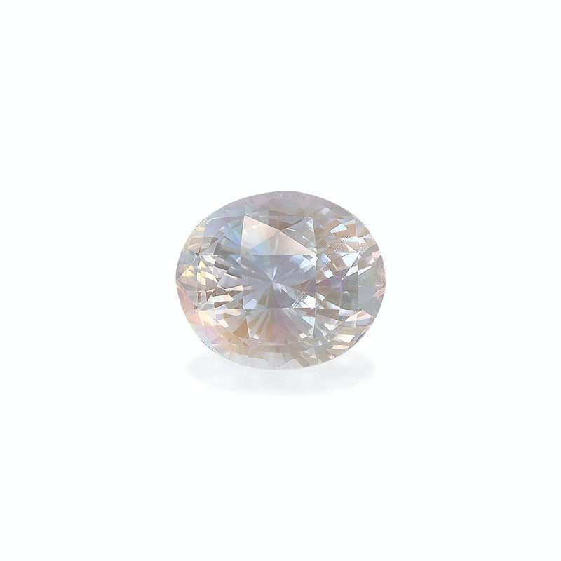 rainbow moonstone lengte OVAL Weiß 5.15 karaten