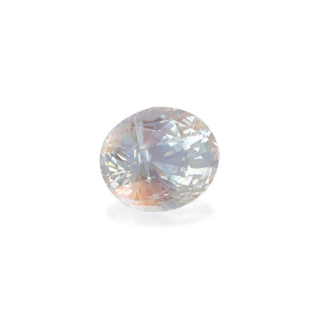 OVAL-cut rainbow moonstone White 5.15 carats